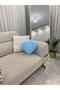 Decorative Pillow with Heart - Heart Shaped Custom Pillow / the Most Beautiful of Gift Choices: Heart Pillow - 5