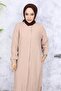 Merve Hac Ve Umre Double Suit Outfit Beige - 6