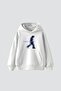 Lost Souls Printed Oversize Unisex Premium White Hoodie