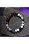 Libra Zodiac Sign Natural Stone 8mm Hematite Bracelet - 6