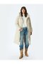 Hooded Long Puffer Coat Quilted Water Repellent with Zipper Pocket - 2