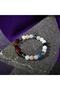 Libra Zodiac Sign Natural Stone 8mm Hematite Bracelet - 4
