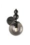 Infinite Sconce Black Smoked Glass - 3