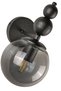 Infinite Sconce Black Smoked Glass - 5
