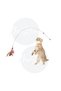 Cat Play Fishing Rod 90 cm Colorful Feathered Toy - 4