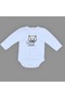 Fish Cat Printed Baby Snap Fastener Bodysuit Long Short Sleeveless Mnk00685 Blue
