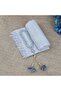 Gift Gray Shawl & Pearl Prayer Beads Gray with Roses - 2