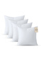 4-Piece Microfiber Cushion Filler, 400 grams Hollowfiber Filling , 45 x 45cm - 2