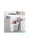 Sturdy Plastic Hanging Cabinet Organizer In-Cabinet Detergent Holder White