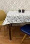Erasable Oilcloth Tablecloth with Pvc Fiber Base_Kçk Yprk_1184 - 2