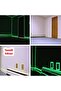 Night Glowing Photoluminescent 7.5 cm Green Reflective Highlighter Reflective Flat Strip Tape 10 Mt Warning Tape - 4