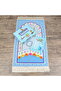 Children's Prayer Mat and Educational Book Prayer Set - Blue 45X82 cm - 110 Gr - Rosary - 2