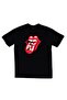The Rolling Stones Printed Unisex 100% Cotton Black T-Shirt