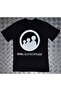 General Audience Printed Unisex 100% Cotton Black T-Shirt