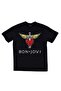 Bon Jovi Printed Unisex 100% Cotton Black T-Shirt
