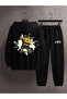 Love Printed Winter Tracksuit Set