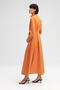 Belted Satin Dress - 3