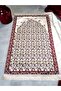 Red Tulip Patterned Silk Carrying Bag - Prayer Rug