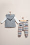 Vest and Quilted Trousers 3-Piece Set - 3