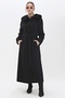 Long Sheepskin Coat with Fur Collar - 2