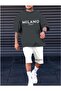Men's Milano Printed Oversize T-Shirt-Shorts Set of 2 - 2
