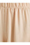 Wide Leg Trousers with Elastic Waist - 6