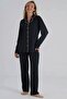 Ribbed Cotton Women's Button-Front Shirt Pajama Set Boxed