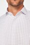 Classic Fit Long Sleeve Slim Striped Cotton Tie Collar Men's Shirt - 4