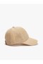Textured Straw Cap Hat - 2