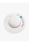 Straw Hat with Sequin Detail - 2