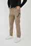 Camp594 Outdoor Softshell Water and Wind Resistant Winter Men's Beige Tactical Pants with Fleece Inside - 4