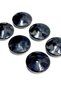 Trench Coat Jacket Button / Prism Pattern / Black 2.2 cm / Code:2612 - 5