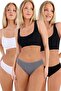 Women's Cotton Combed Single Jersey Fabric Bikini Panties Women's Bikini Panties 3 Colors