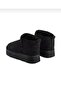 Black Sheepskin Thick Sole Ankle Short Cold Resistant Suede Women's Boots & Bootie - 5