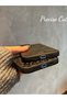 iPhone 14 Pro Compatible Case Matte Black Leopard Pattern Soft Camera Protection Cover - 5