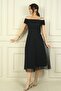 Madonna Collar Lined Skirt Chiffon Pleated Dress Slim Fit - 2
