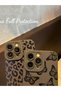 iPhone 14 Pro Compatible Case Matte Black Leopard Pattern Soft Camera Protection Cover - 2