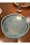 Monocrystalline Turquoise Transparent Party Christmas Presentation Tray (Turquoise Round) - 2