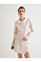 Tweed Jacket Pearl Button Detailed Baby Collar Long Sleeve Pocket - 3