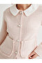 Tweed Jacket Pearl Button Detailed Baby Collar Long Sleeve Pocket - 5