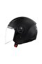 Airflow 2 Mat Siyah Yarım Açık Kask - 3