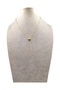 Gold Color Ball Chain Heart Model Steel Necklace