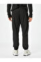 Jogger Sweatpants Zipper Pocket Lace Waist - 4