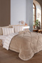 Set of 2 Soft Line Sport Striped Pillowcases in Beige - 2
