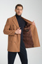 Regular Fit Double Breasted Metal Button Detailed Cashmere Coat - 4