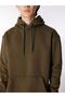Khaki Men's Hooded Collar Sweatshirt - Tc3911 - 4