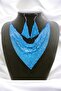 Shawl Model Armor Metal Design Necklace Earring Set - 2