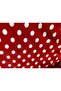 Women's Red Polka Dot Cotton Elastic Comfortable Shorts - 2