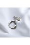 Zircon Stone t Model Hoop Earrings - 2