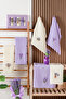 Set of 6%100% Cotton Embroidered Kitchen Napkins and Drying Cloths - 40X60 cm